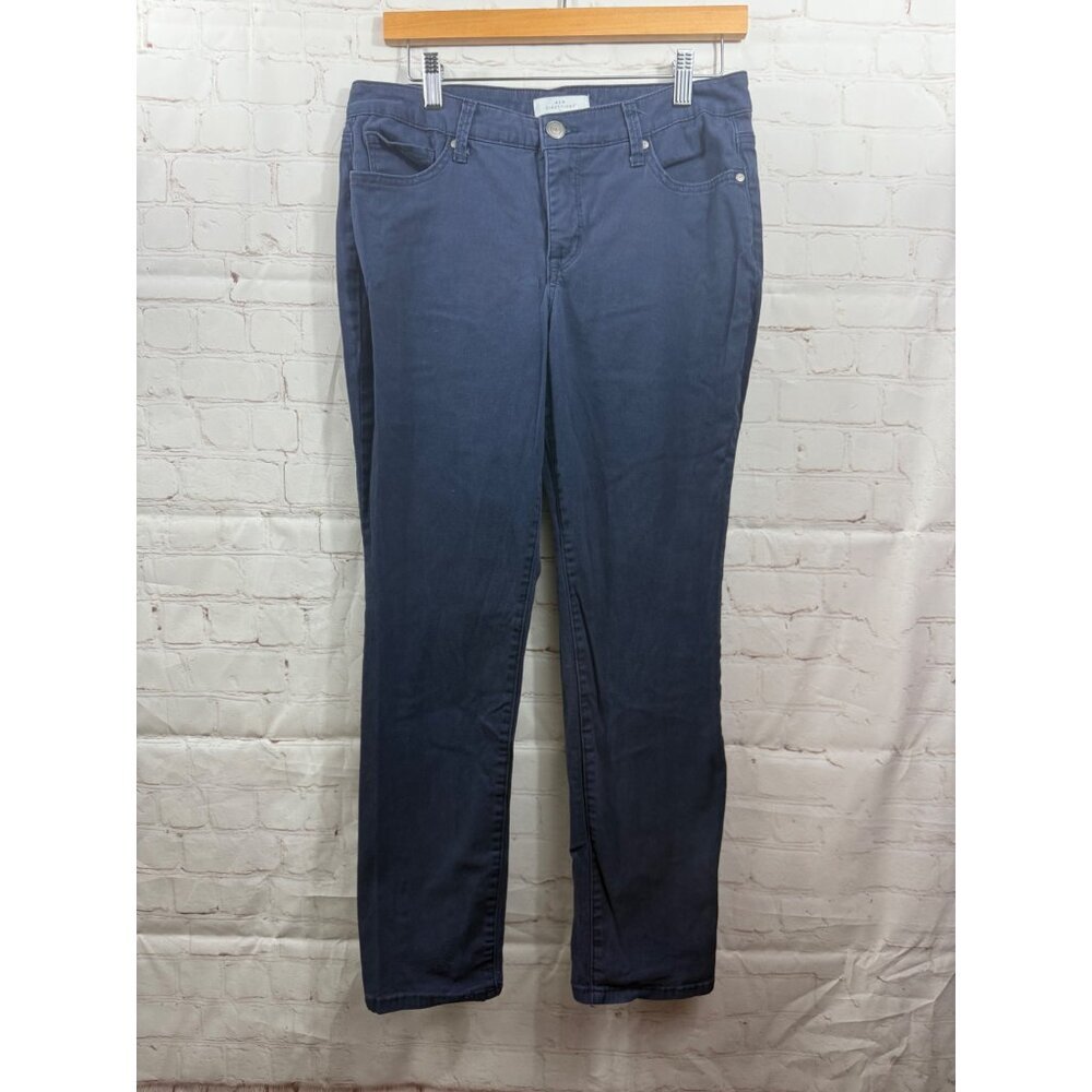 New Directions Pants Womens Size 10R Blue Tapered Leg